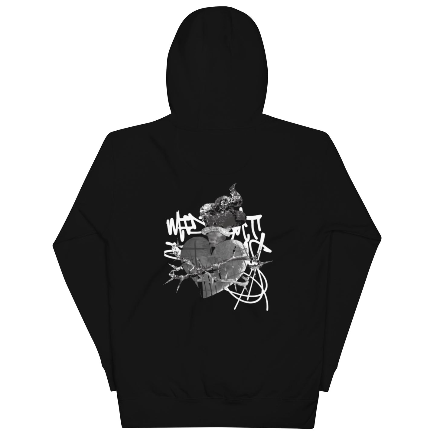 Eternal Flame Heart Hoodie by Midnight Dreams